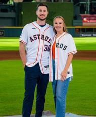 Kyle Tucker and his wife. Kyle Tucker’s official Instagram account - @ktuck_30